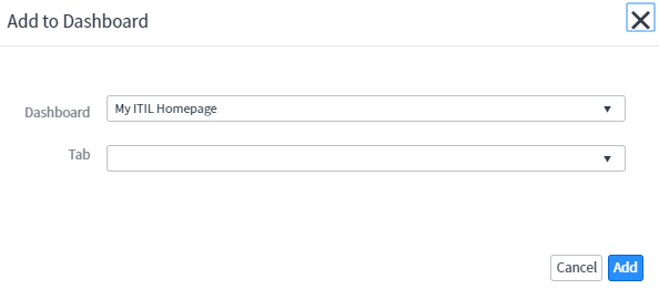 Once you click "Add to dashboard" you'll be taken to a page where you can do so