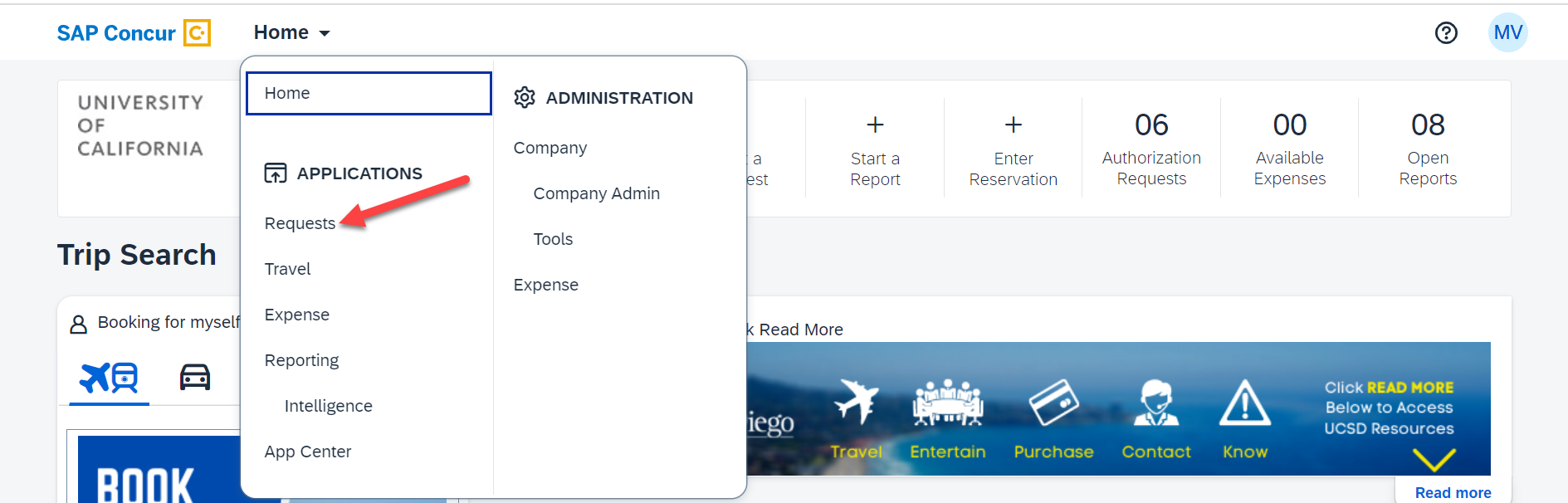 Budget & Finance Knowledge Base - How to Lift Concur Travel or Event
