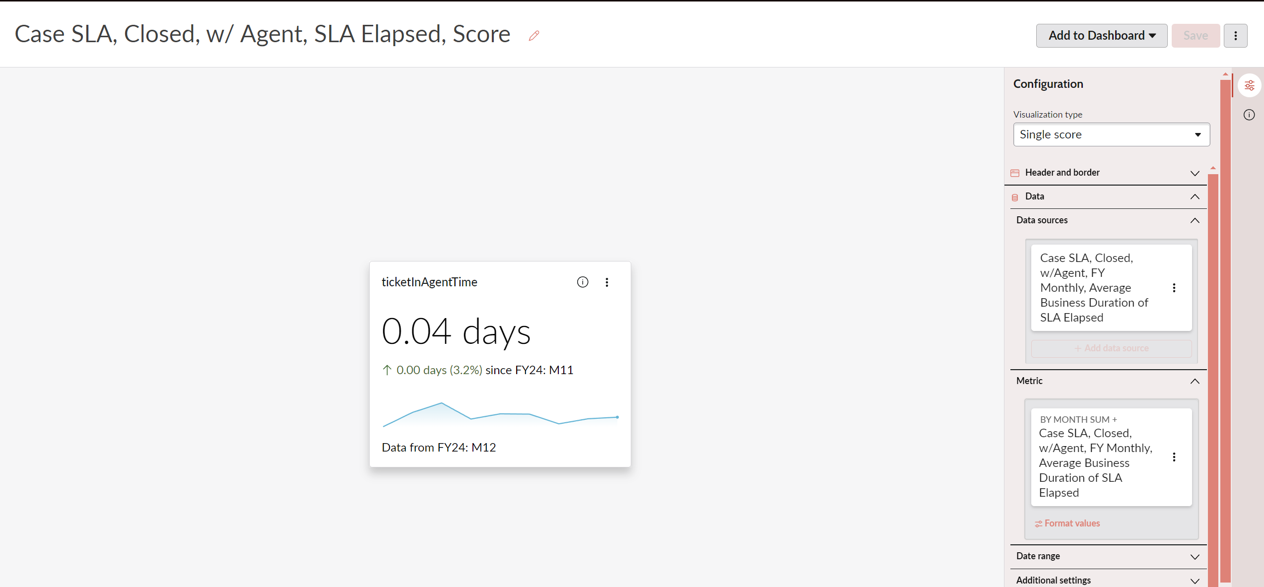 screenshot of a new visualization being created