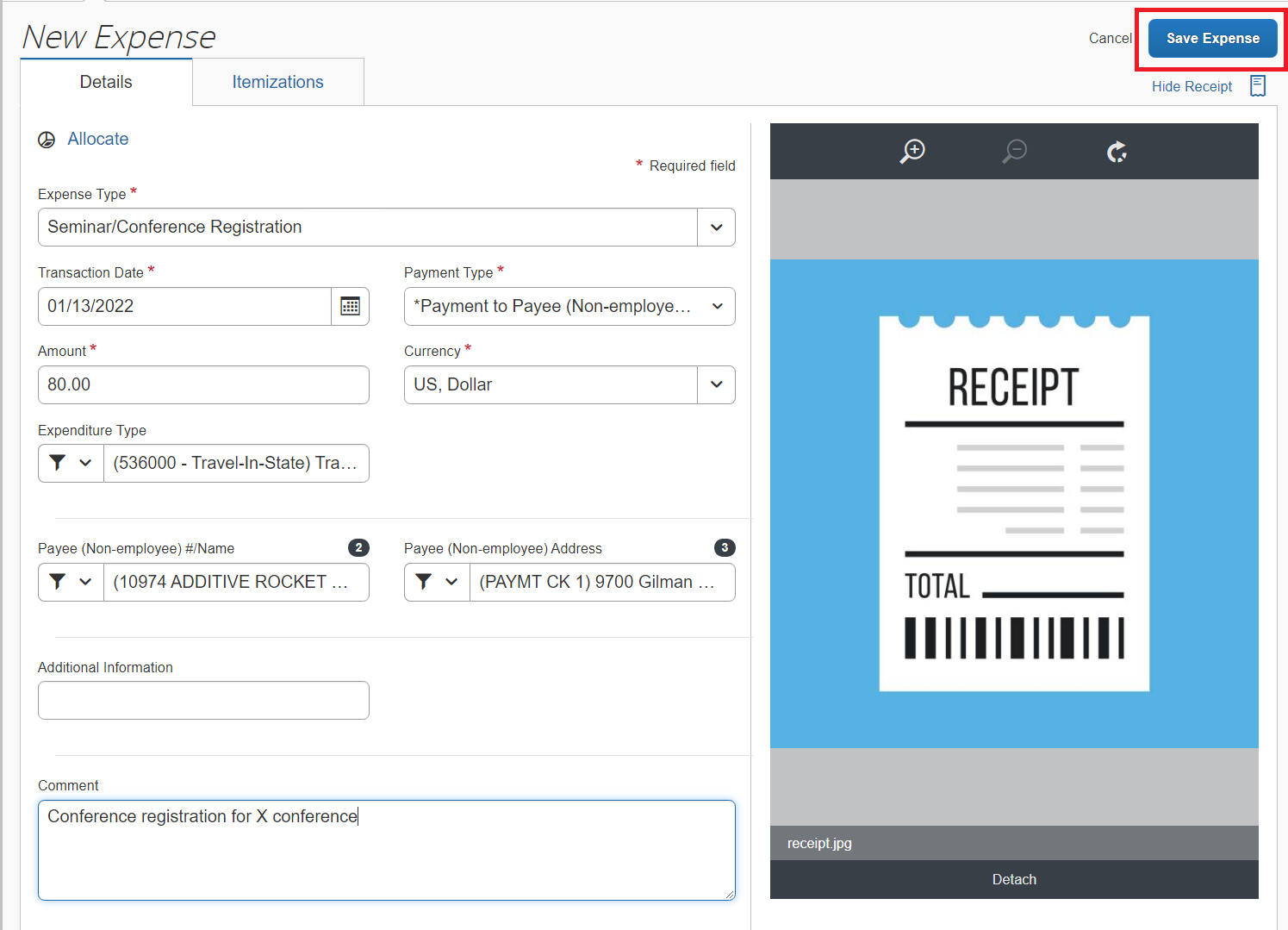 KB0033785 How to Create and Reconcile Travel Prepayments in Concur