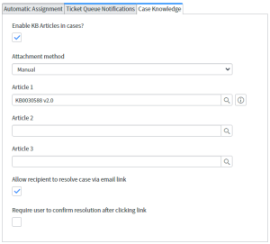 Screenshot: Options to add KBA manually 
